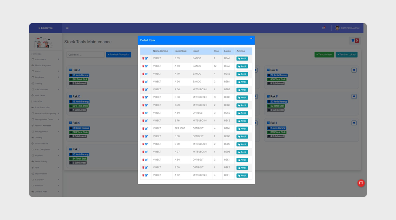 AMA - Warehouse Management System - 2