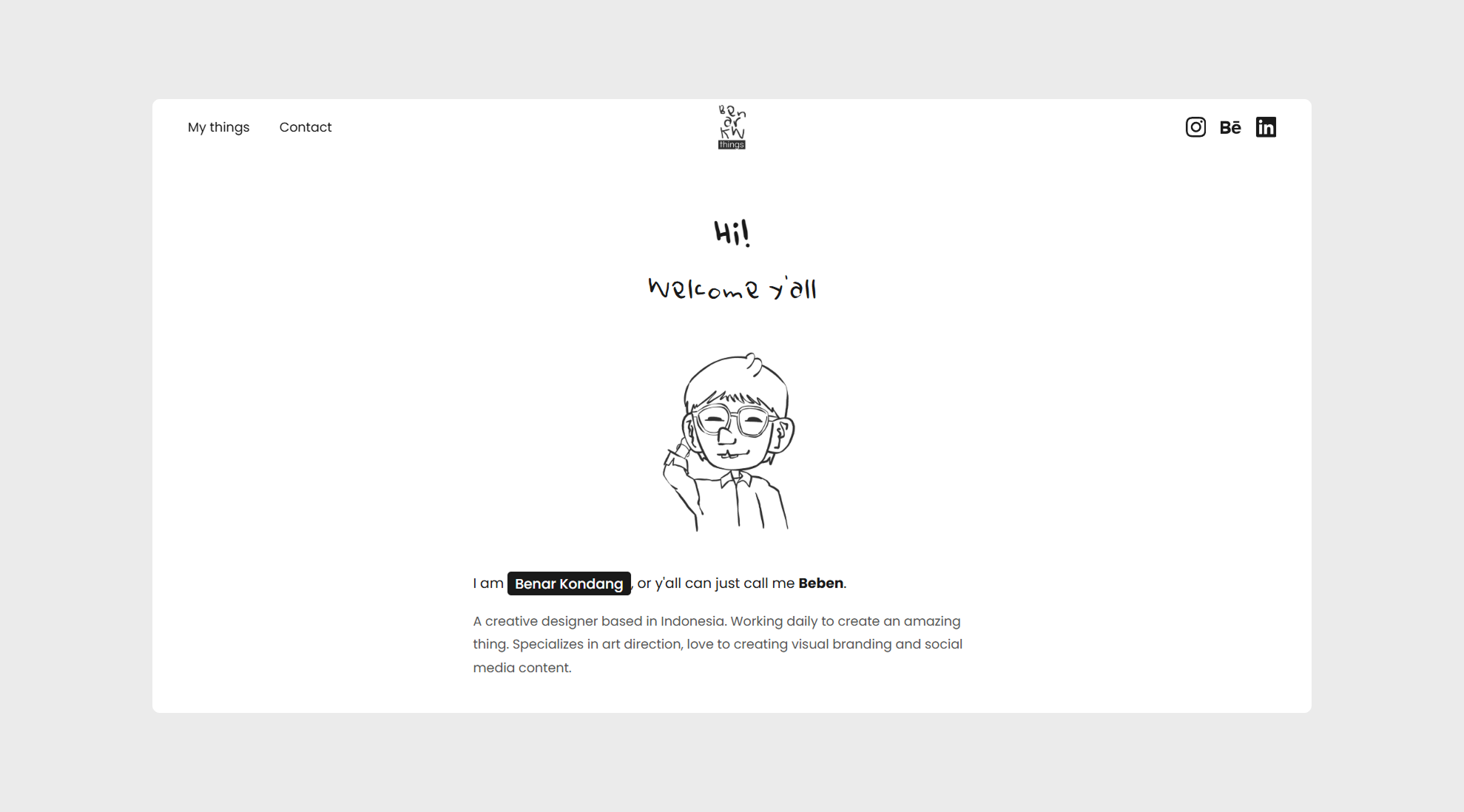 BenarKw - Personal Portfolio - 1