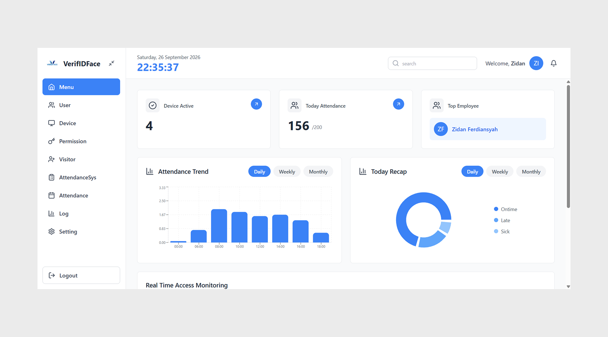 VeridFace - IoT Device Monitoring System - 1