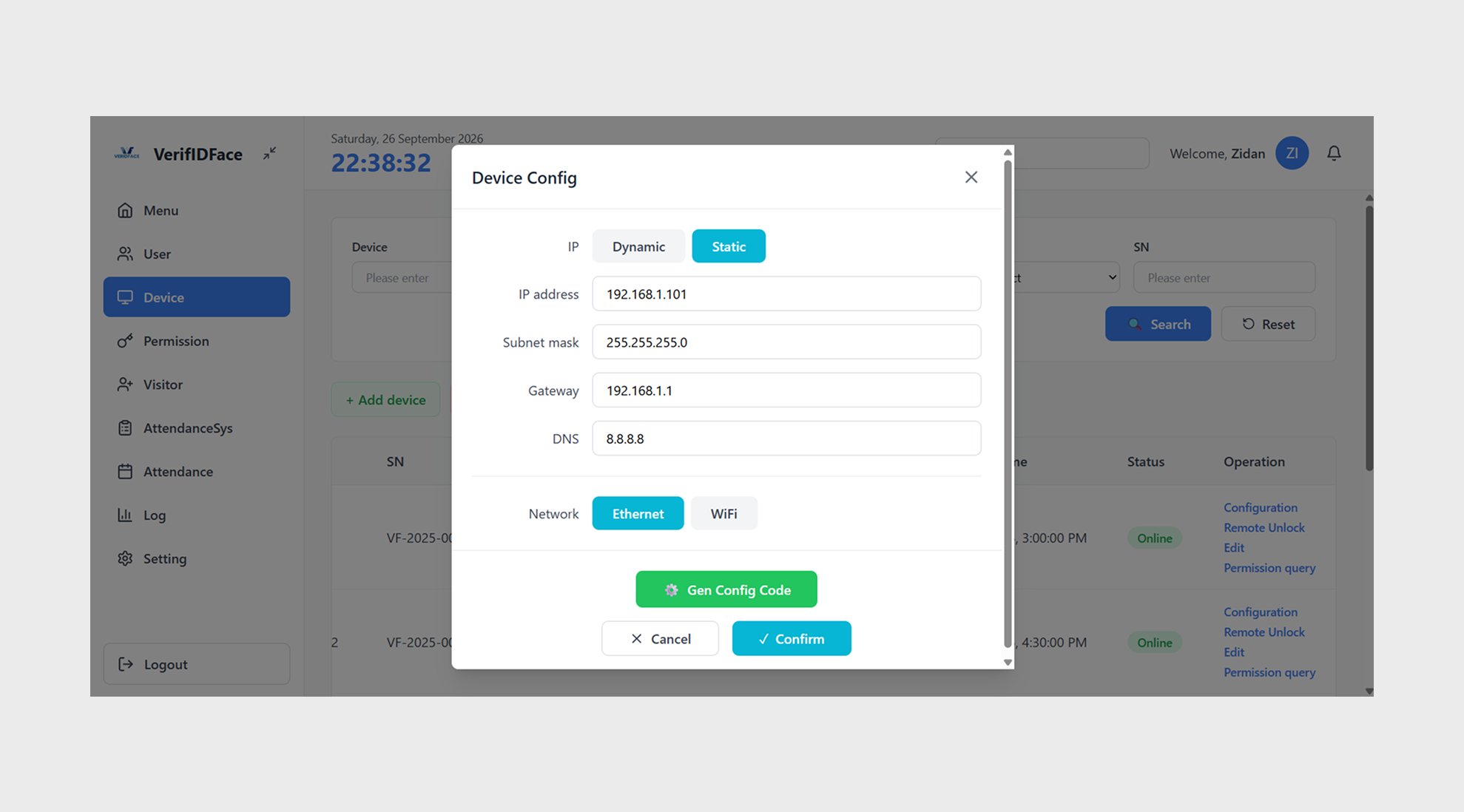 VeridFace - IoT Device Monitoring System - 4