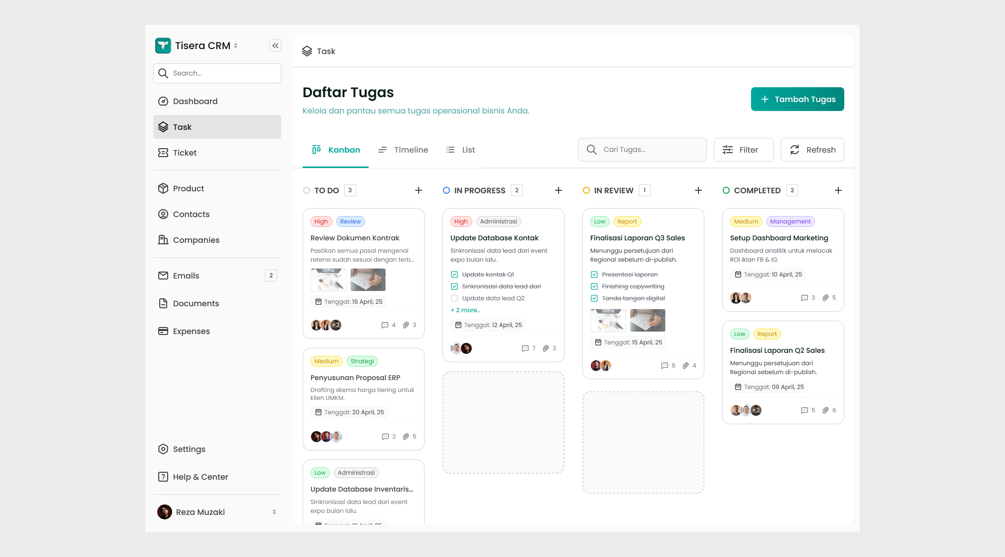 Tisera CRM Omnichannel - 2